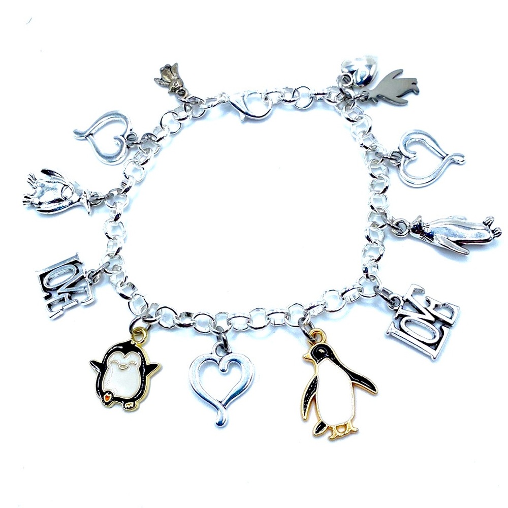 Penguin Charm Bracelet